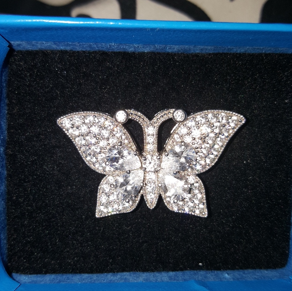 Sterling Silver Butterfly Ring sz10